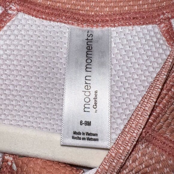 NWT Modern Moments by Gerber Baby Rash Guard Swimsuit Pink Floral Size 6-9M - Picture 4 of 8